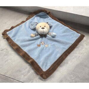 Carters OS Blue & Brown Puppy Lovey Security Blanket